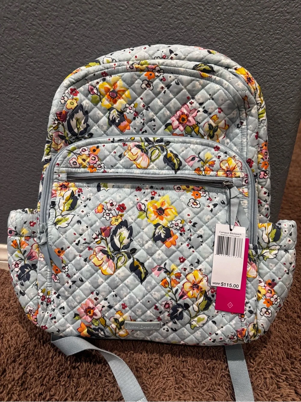 Vera Bradley | Bags | Vera Bradley Light Blue Floral Quilted  display picture 1